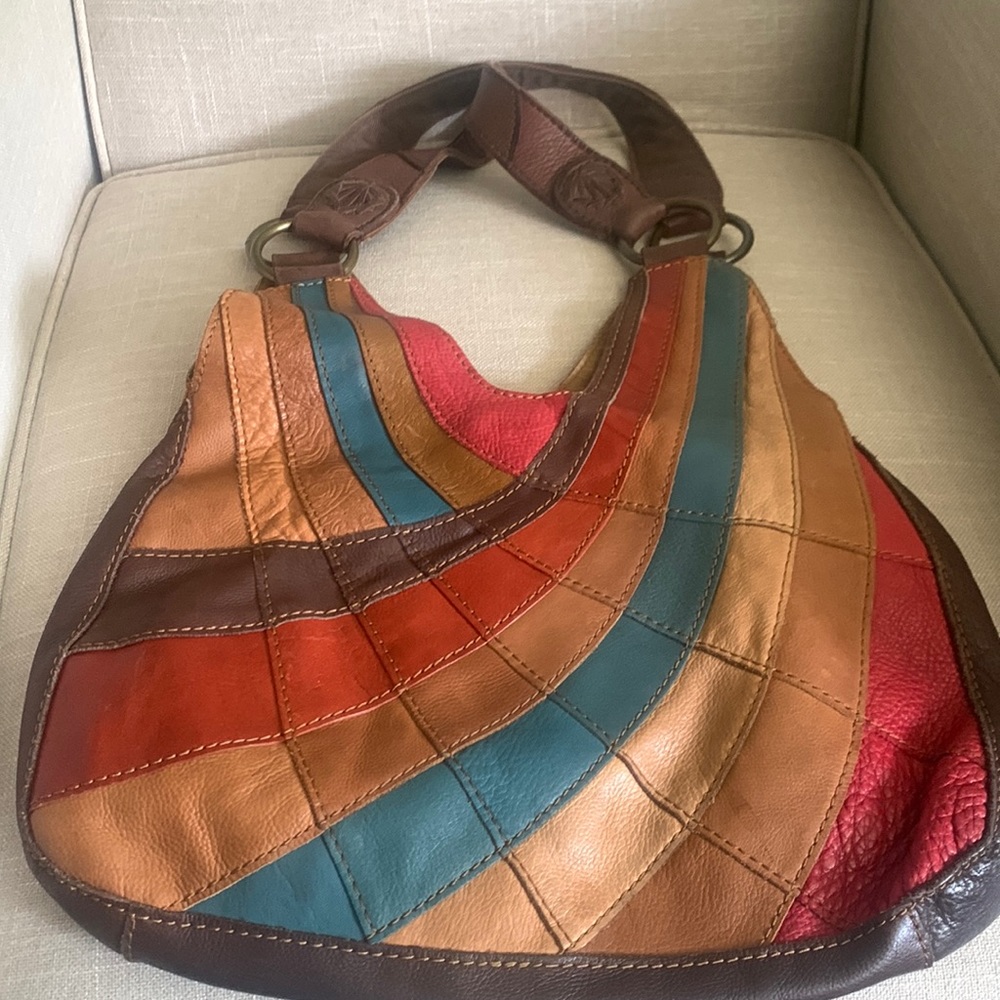 Lucky Brand Leather Patch Purse
